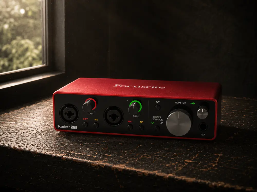 Carte son Focusrite Scarlett 2i2