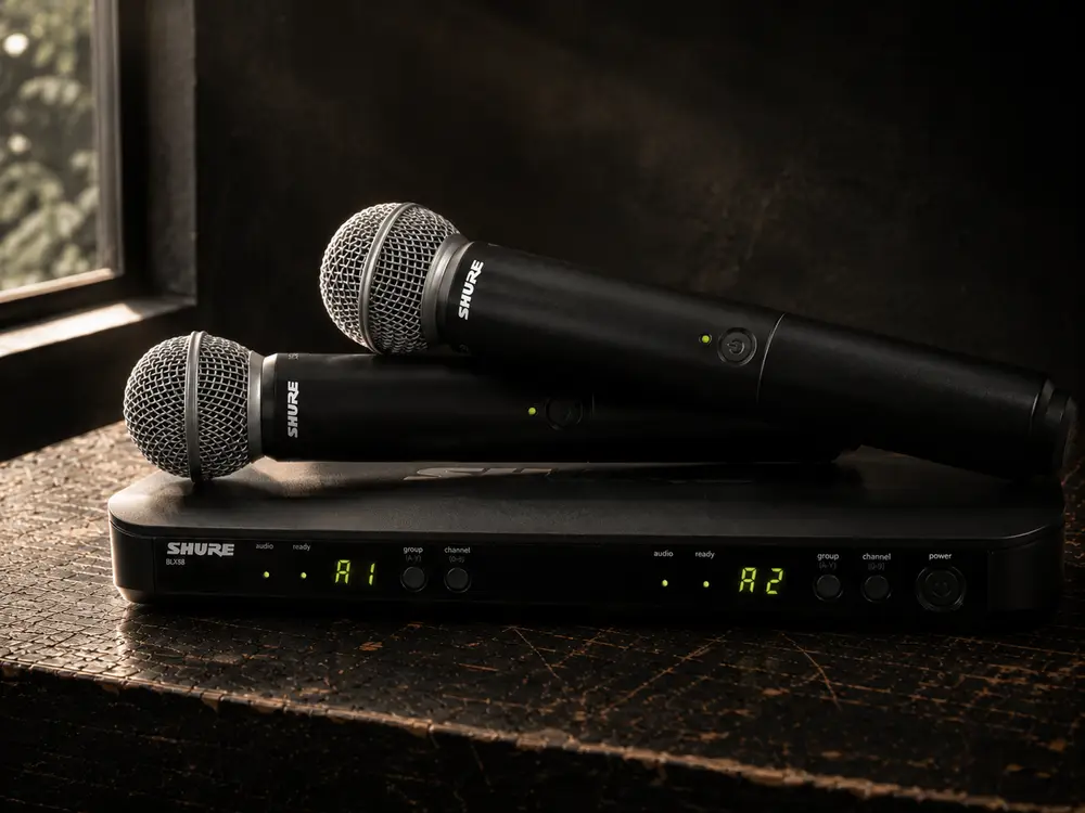 Micro sans fil — Shure BLX288 / SM58